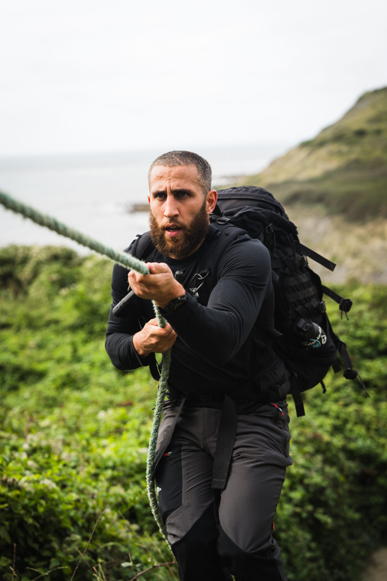 Daniel Eggington on an expedition trail